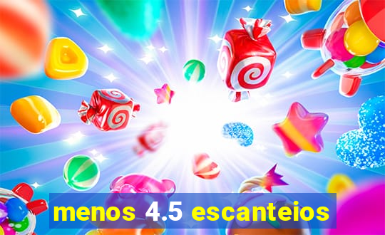 menos 4.5 escanteios